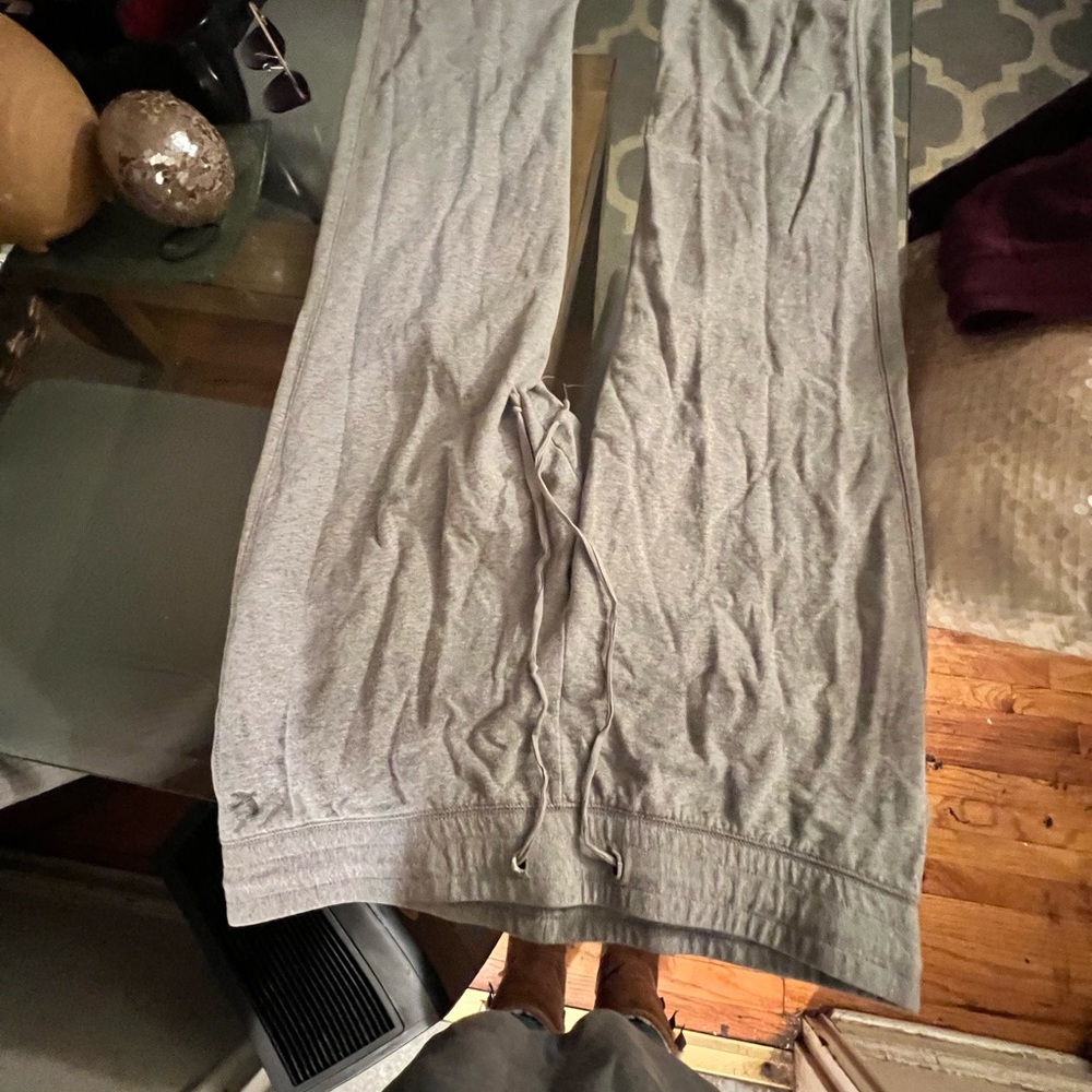 Grey Wide-legged sweatpants